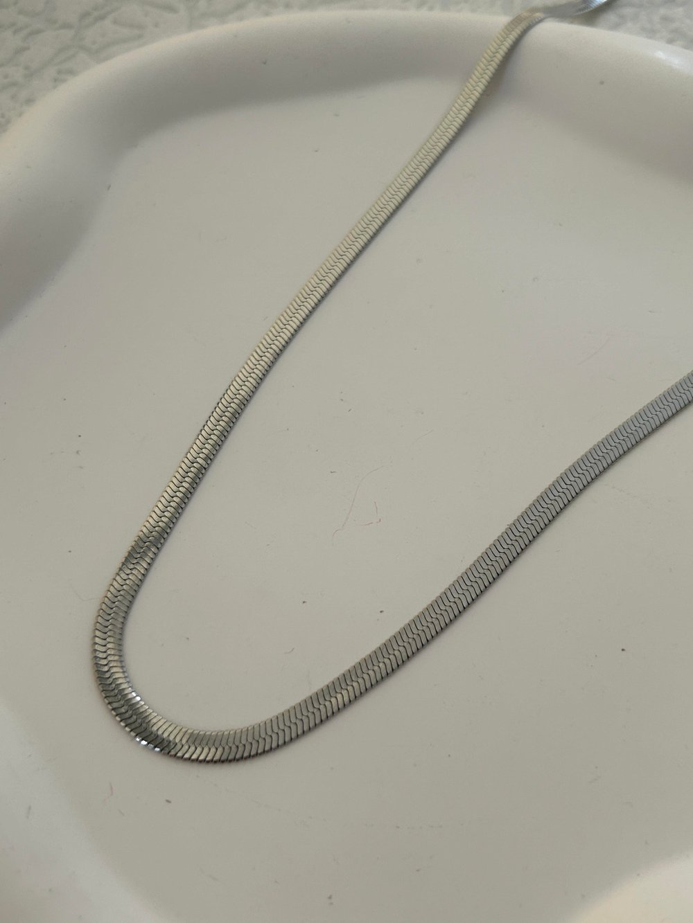 İtalyan Zincir Çelik Kolye (60 cm)
