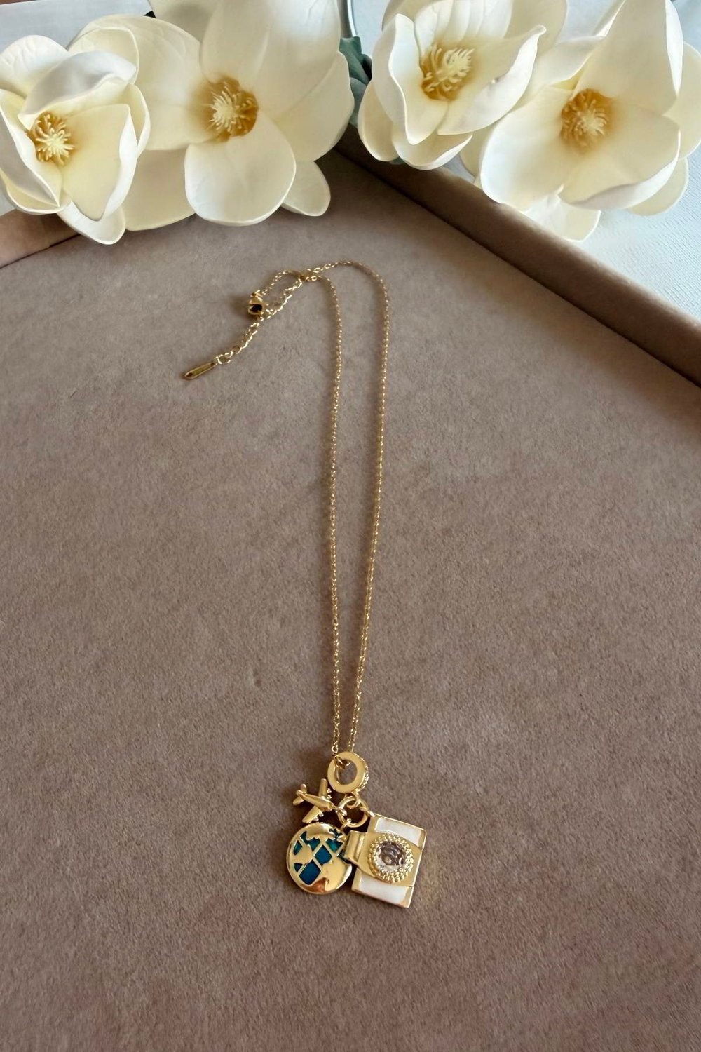 Çelik Gold Çoklu Kolye