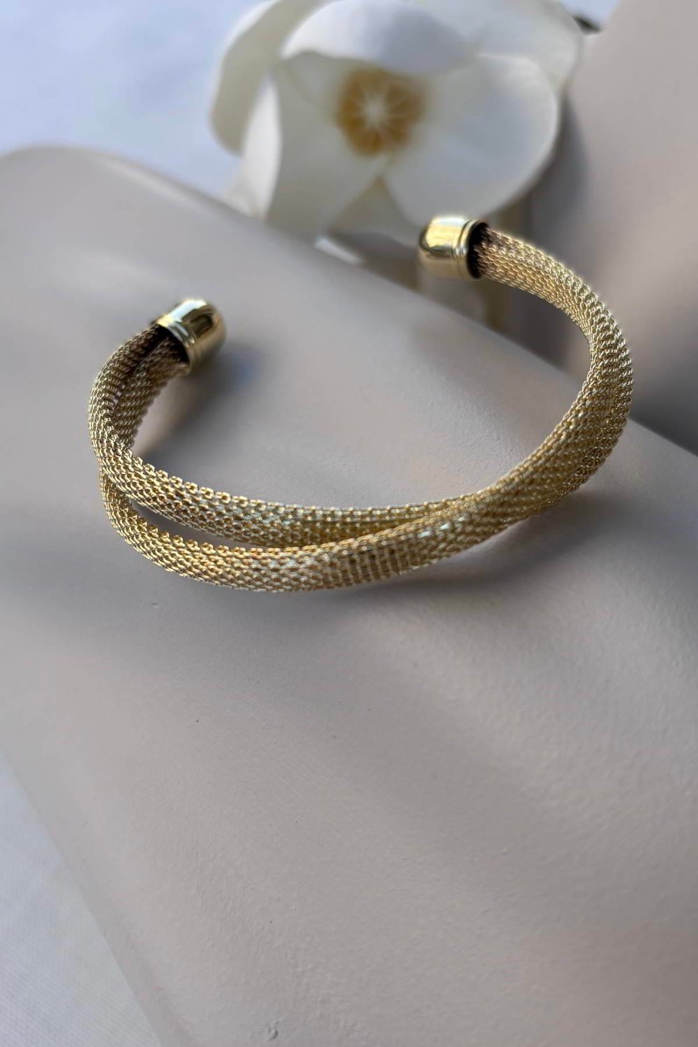 Çelik Gold Sargı Bileklik