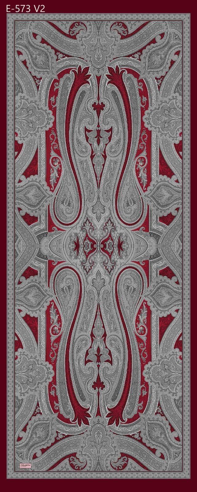 Mina Bordo Luna Soft Şal