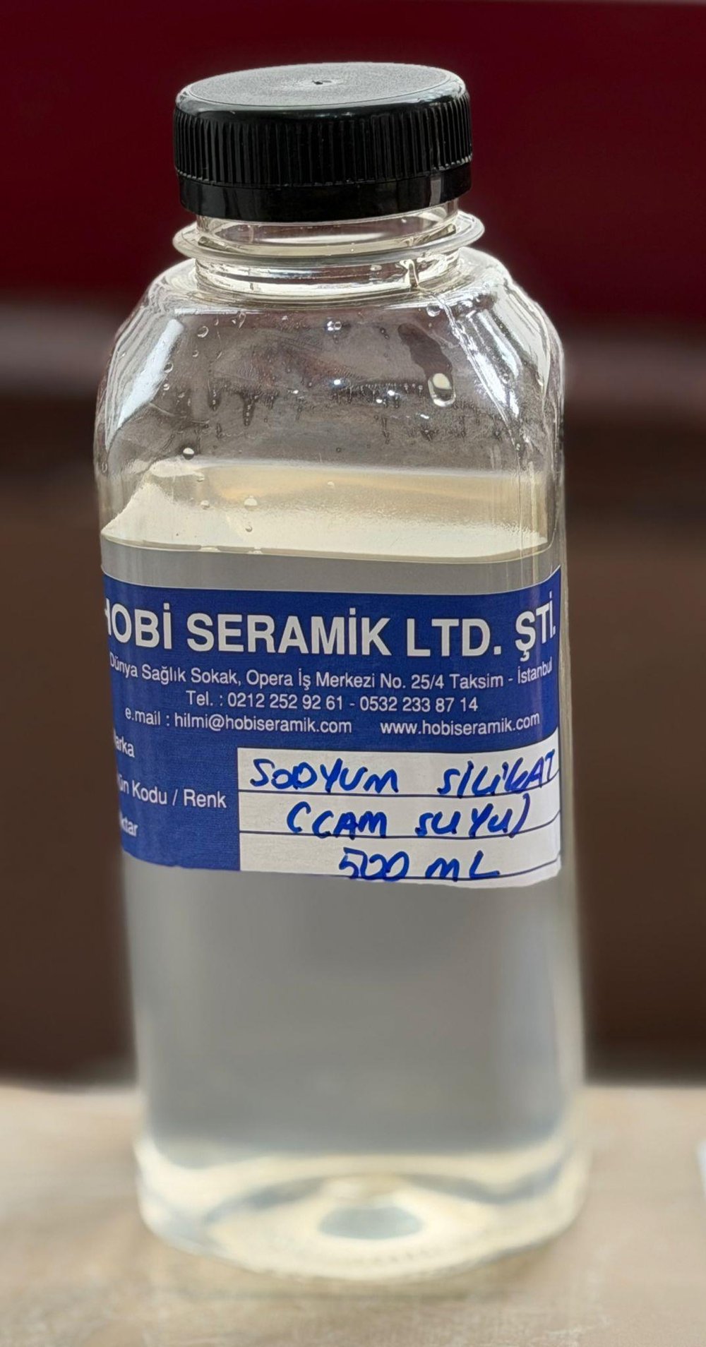 Cam Suyu (Sodyum Silkat) 500ml