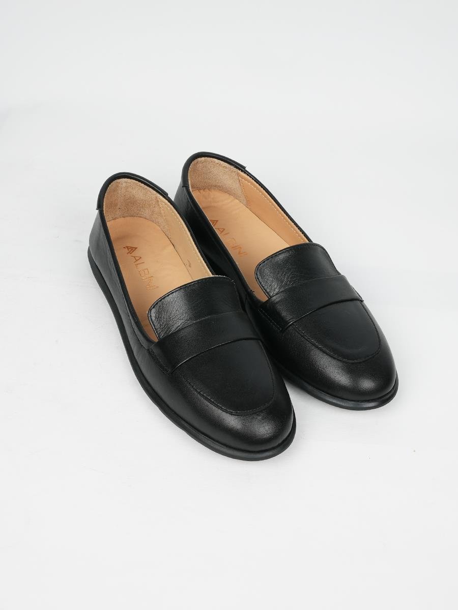 ALBİNİ 203Y LOAFER DERİ KADIN BABET AYAKKABI