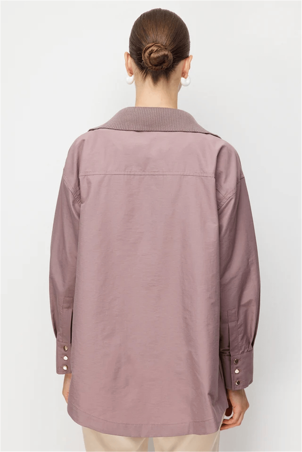 Ghisa 3610T4331 Kadın Kruvaze Yaka Tunik
