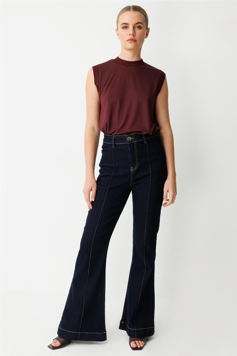 Ghisa 3611P8080 Kadın Cep Detaylı Denim Pantolon