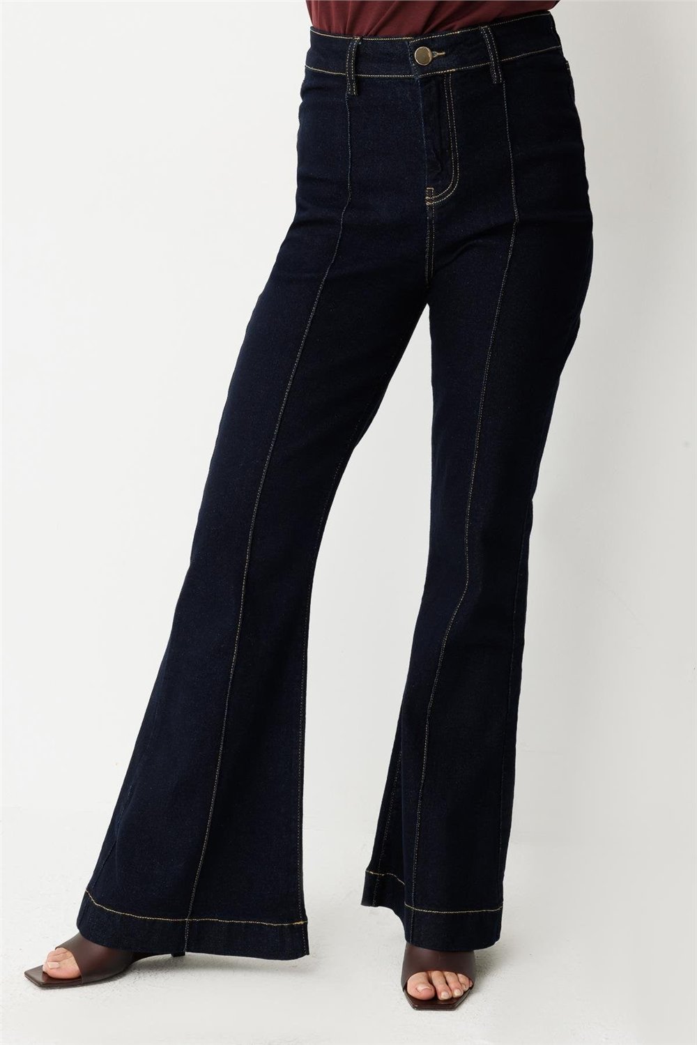 Ghisa 3611P8080 Kadın Cep Detaylı Denim Pantolon