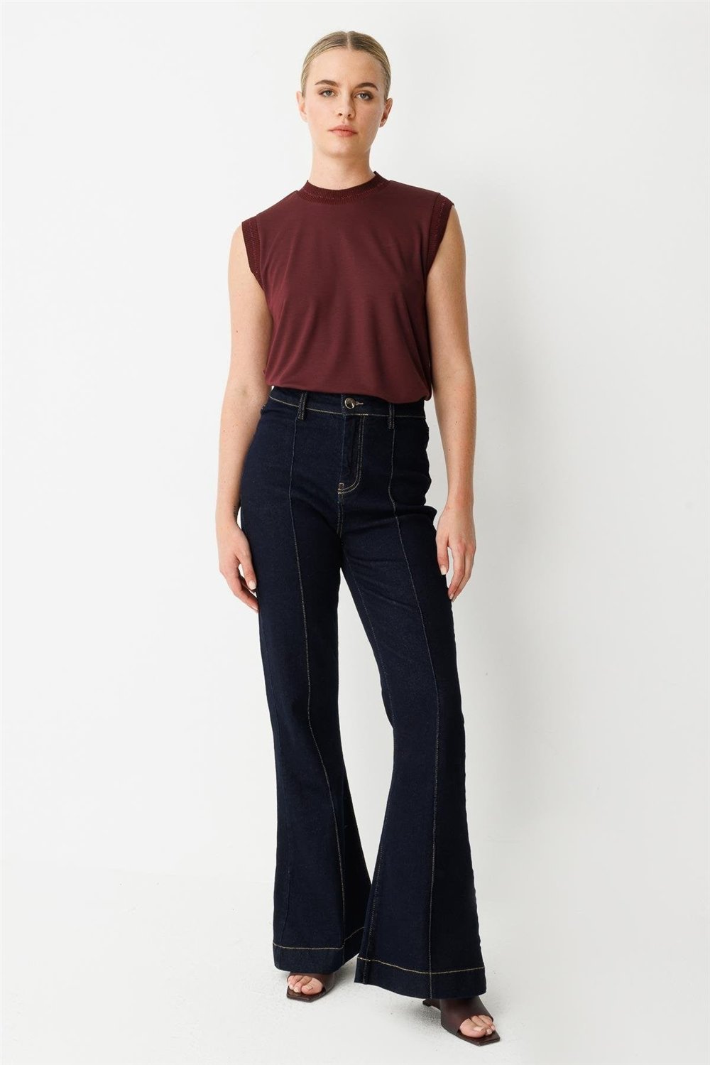 Ghisa 3611P8080 Kadın Cep Detaylı Denim Pantolon