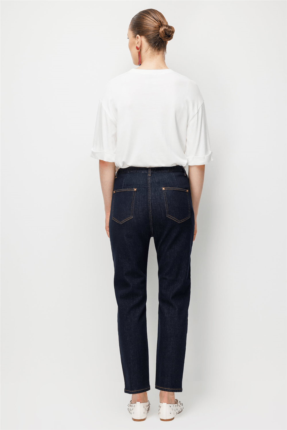 Ghisa 3611P8082 Kadın Cep Detaylı Denim Pantolon