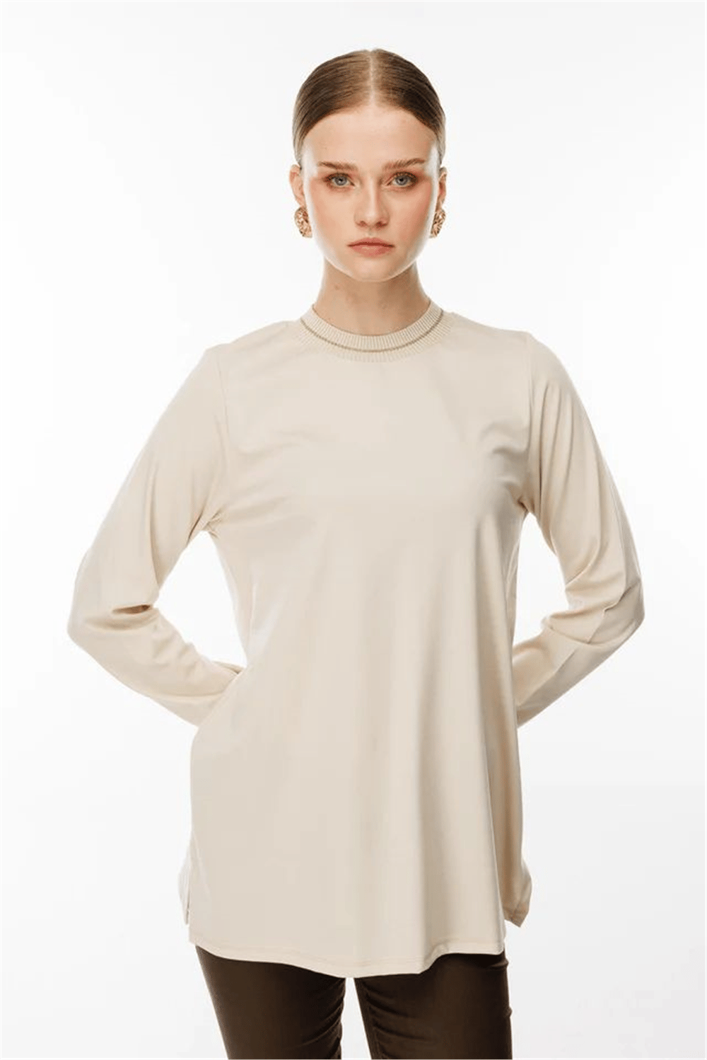 Ghisa GSBASİC4829 Kadın Penye Tunik