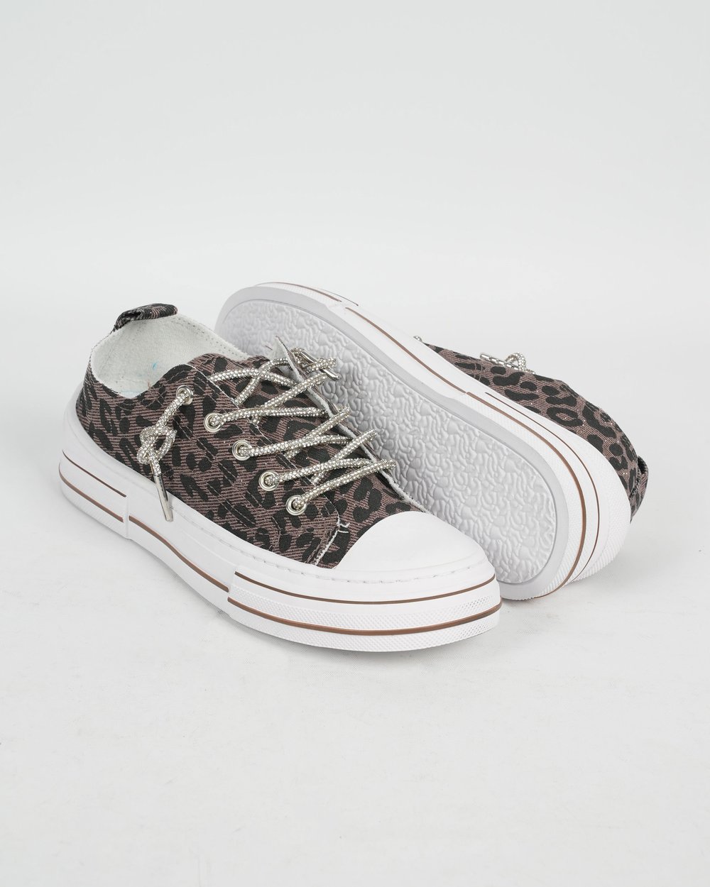 Guja 26Y281-3 Kadın Leopar Desenli Sneaker Ayakkabı