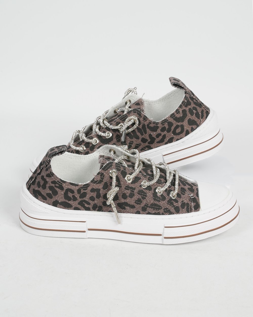 Guja 26Y281-3 Kadın Leopar Desenli Sneaker Ayakkabı