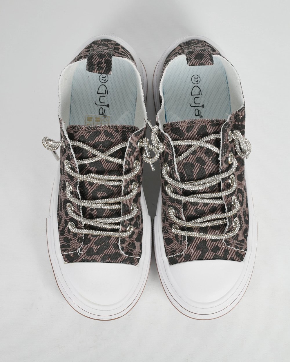 Guja 26Y281-3 Kadın Leopar Desenli Sneaker Ayakkabı