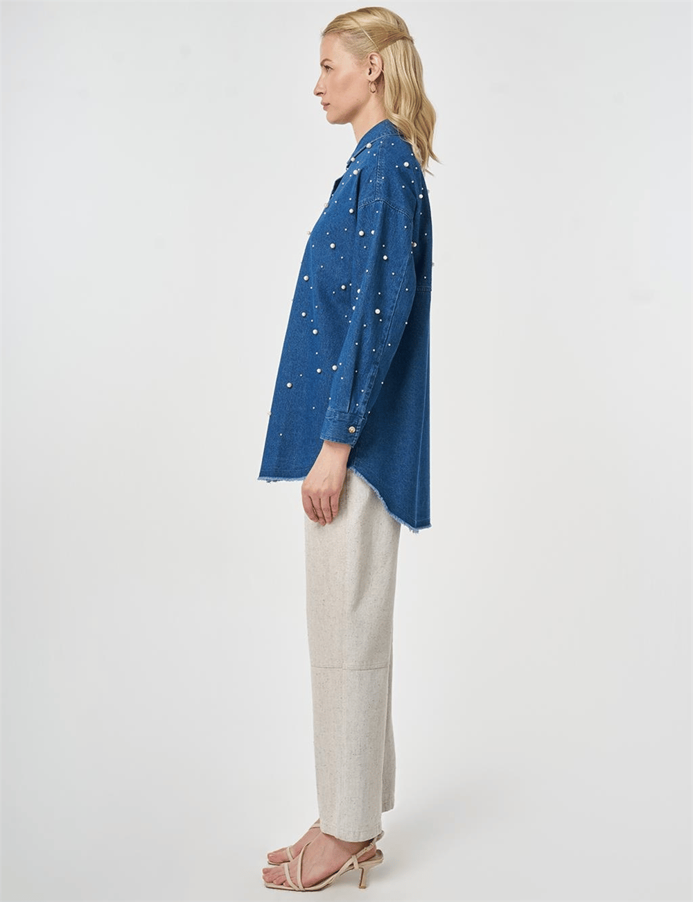 Kayra KA-B26-21060 Kadın Boncuklu Tunik
