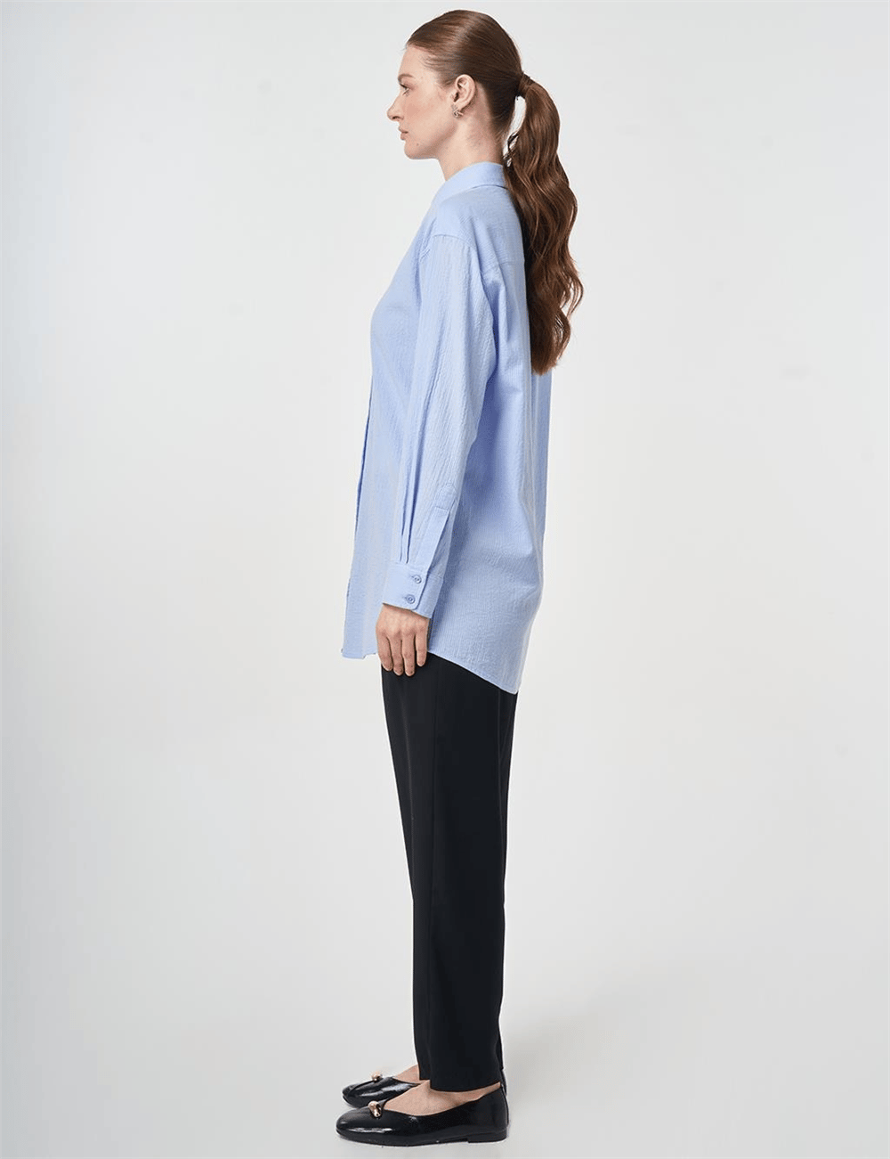 Kayra KA-B26-21121 Kadın Düz Tunik