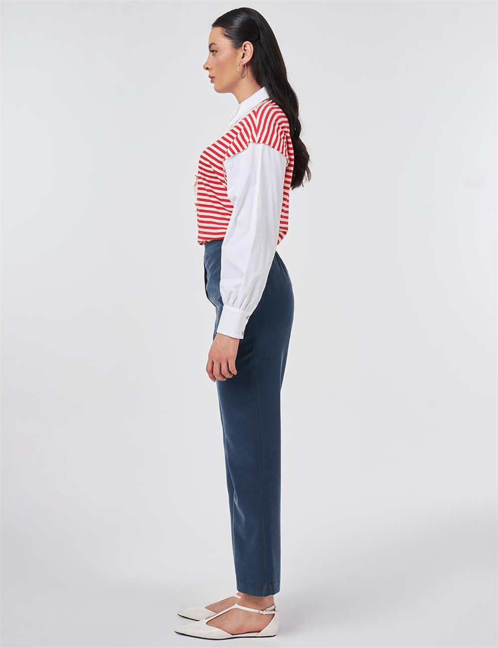 Kayra KY-B26-79026 Kadın Düz Pantolon