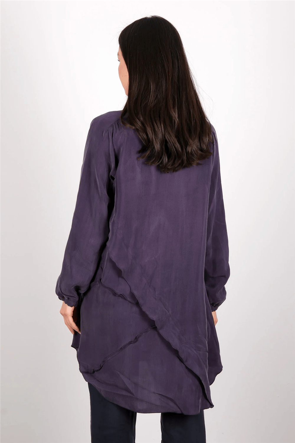 Misswhence 39017 Kadın Kumaş Detaylı Tunik