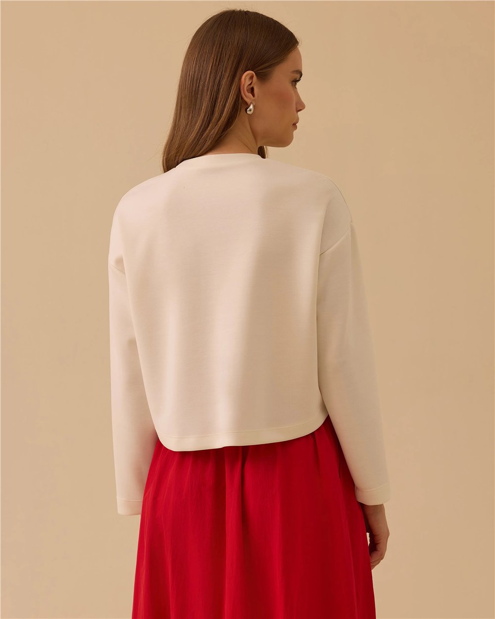 Seçil 10002612311002 Kadın Desenli Sweatshirt