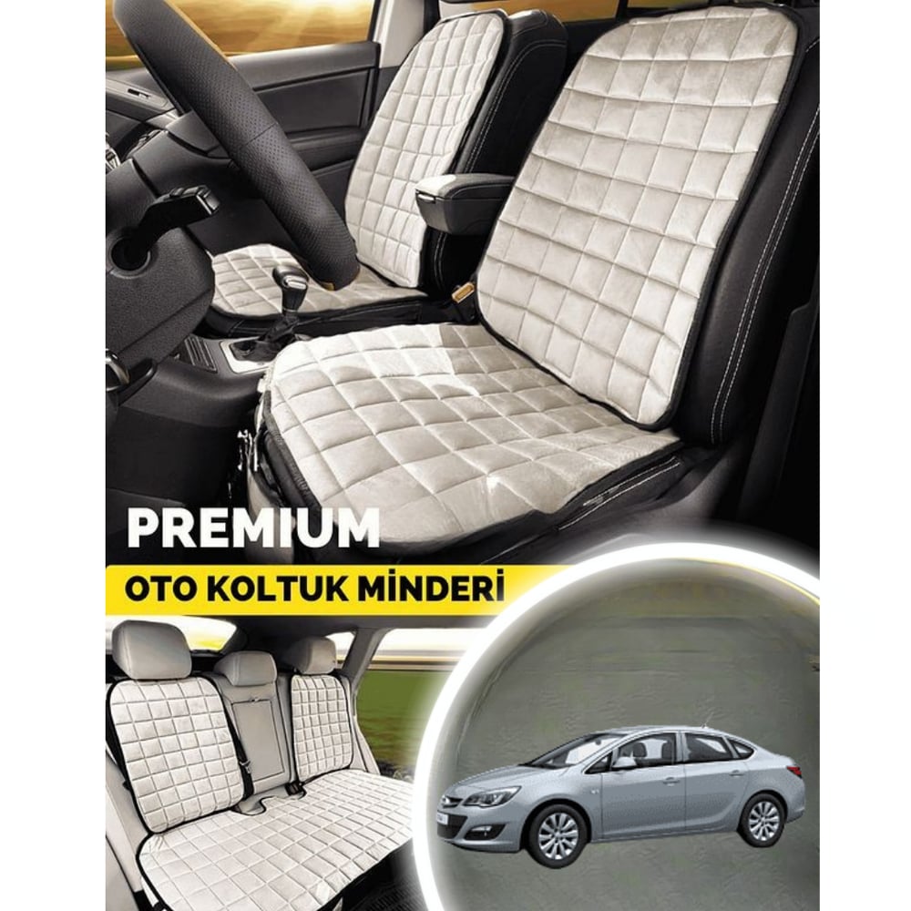 Cruze Koltuk Minder Ortopedik Cepli Araç ve Kılıf Seti–Tam Uyumlu,Bej Renk,Konforlu Tasarım