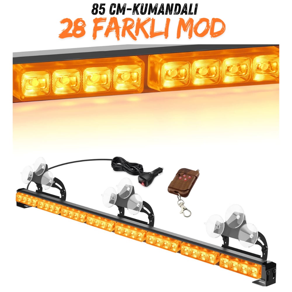 Tepe LED Bar Led Off Road 12-24V 85 CM Turuncu