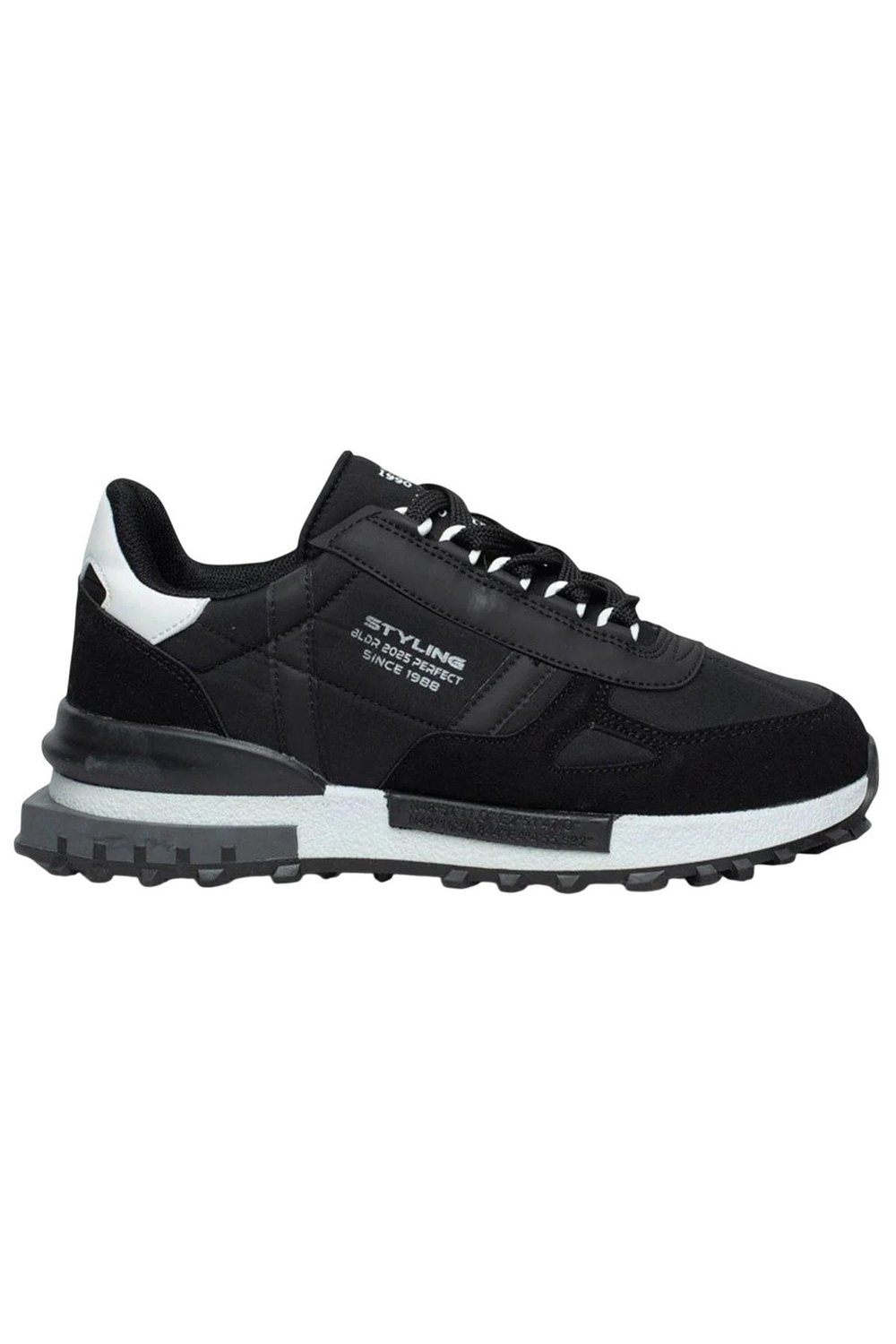 Celira Bld Siyah Paraşüt Erkek Sneakers Spor Aykkabı 8089