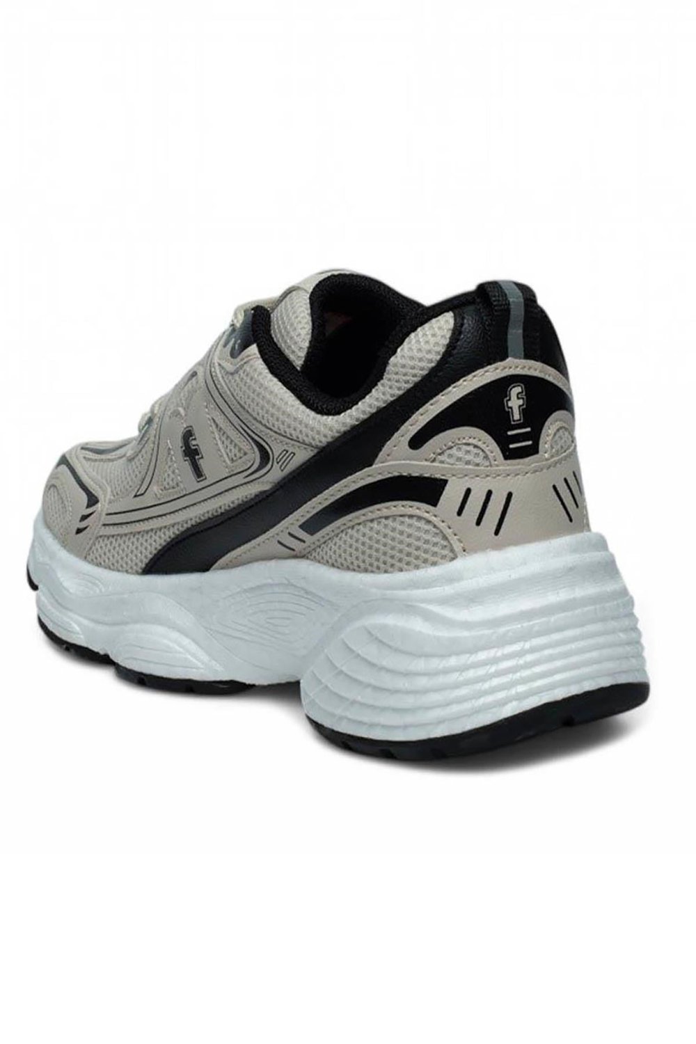Celira Flt Bej Siyah Fileli Kadın Sneaker Spor Ayakkabı