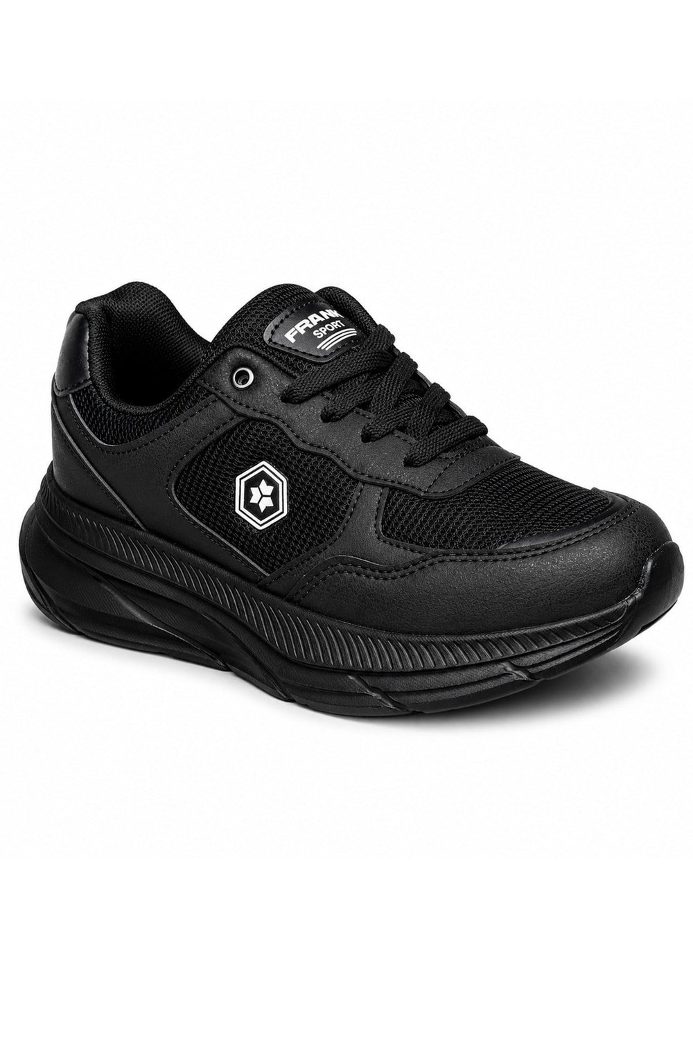 Celira Tmp Siyah File Cilt Kadın Sneakers Spor Ayakkabı