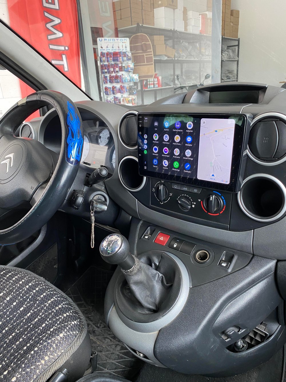 CITROEN BERLINGO 2/32 ANDROID MULTİMEDYA SİSTEMİ (2010-2018)