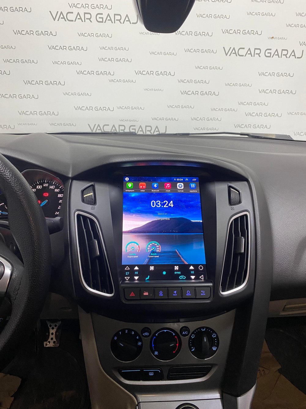 FORD FOCUS 3/3.5 UYUMLU TESLA 6/128  ANDROID MULTİMEDYA (2011-18)
