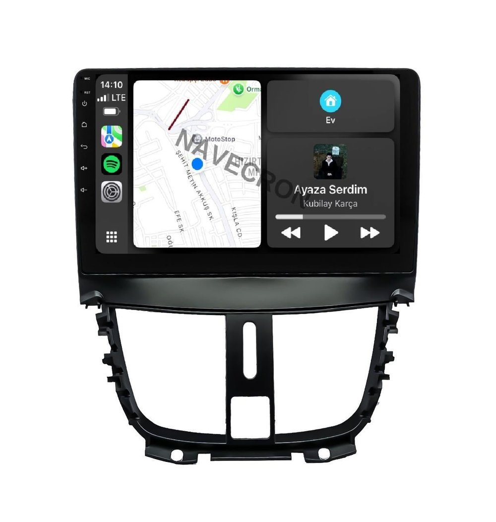 PEUGEOT 207 8/128 UYUMLU ANDROID MULTİMEDYA (2006-13)
