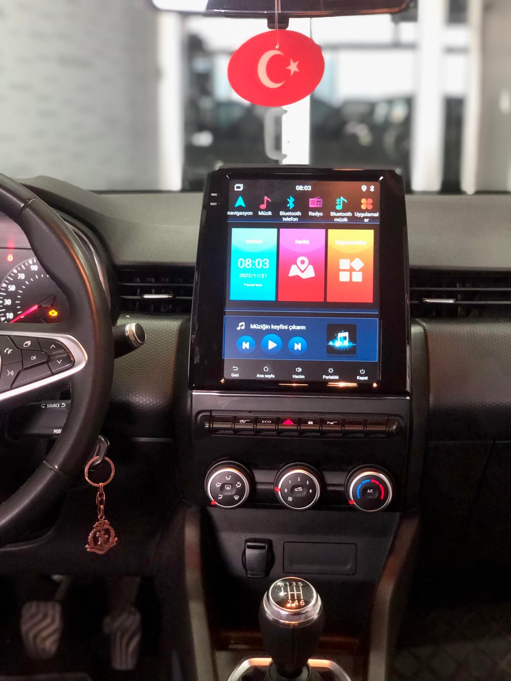 RENAULT CLIO 5 UYUMLU TESLA 2/32 ANDROID MULTİMEDYA (2020+)