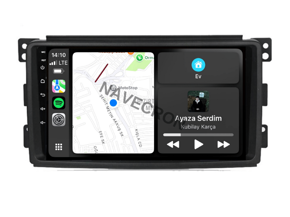 SMART FORTWO 4/64 UYUMLU ANDROID MULTİMEDYA (2008-10)