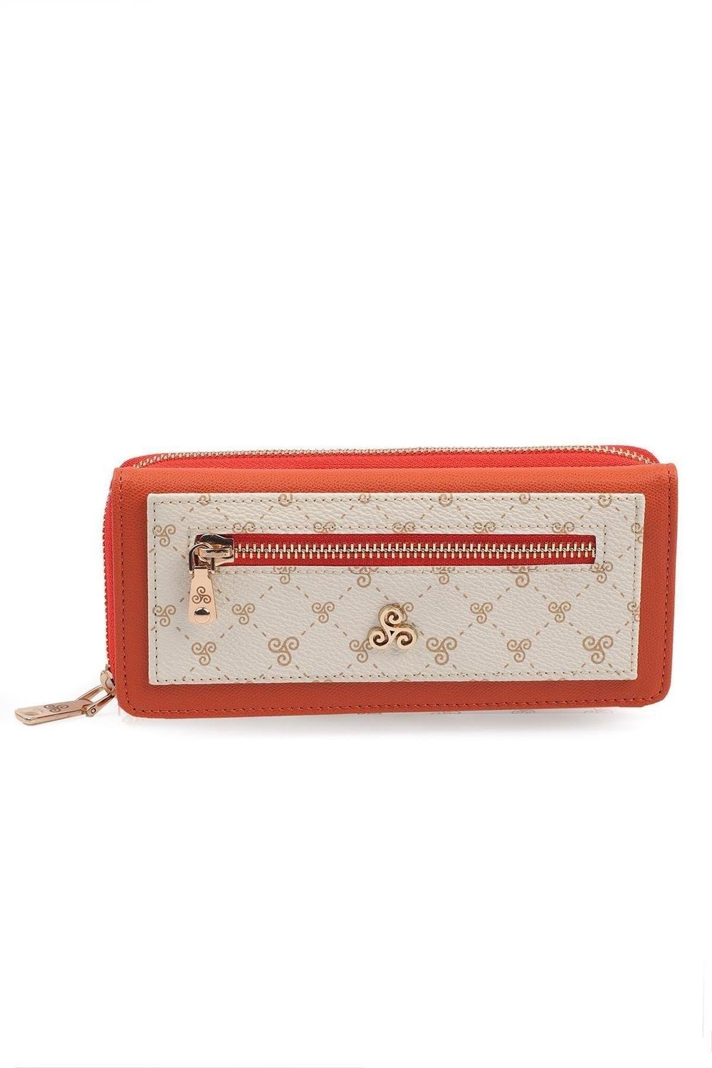 Çok Bölmeli Bol Gözlü Fermuarlı Kadın Cüzdan & Kartlık YC100002SLG