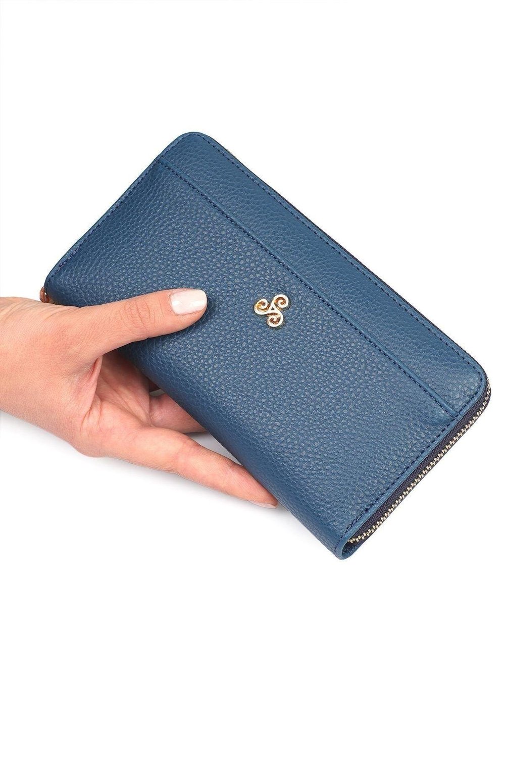 Çok Bölmeli Bol Gözlü Fermuarlı Kadın Cüzdan & Kartlık YC100004SRL