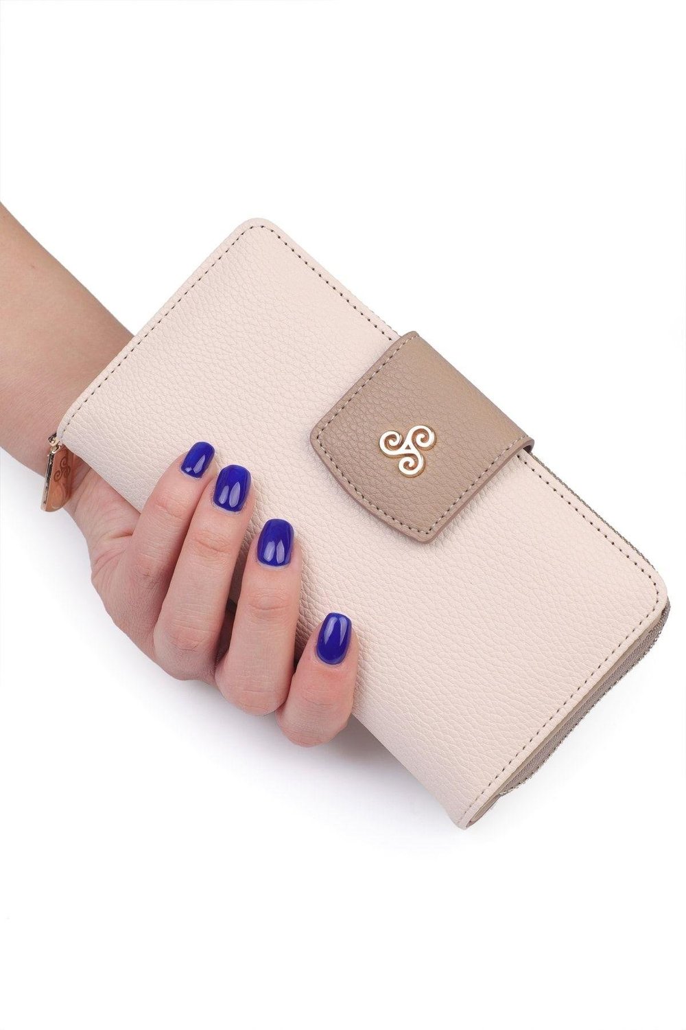 Çok Bölmeli Bol Gözlü Fermuarlı Kadın Cüzdan & Kartlık YC100005SRL