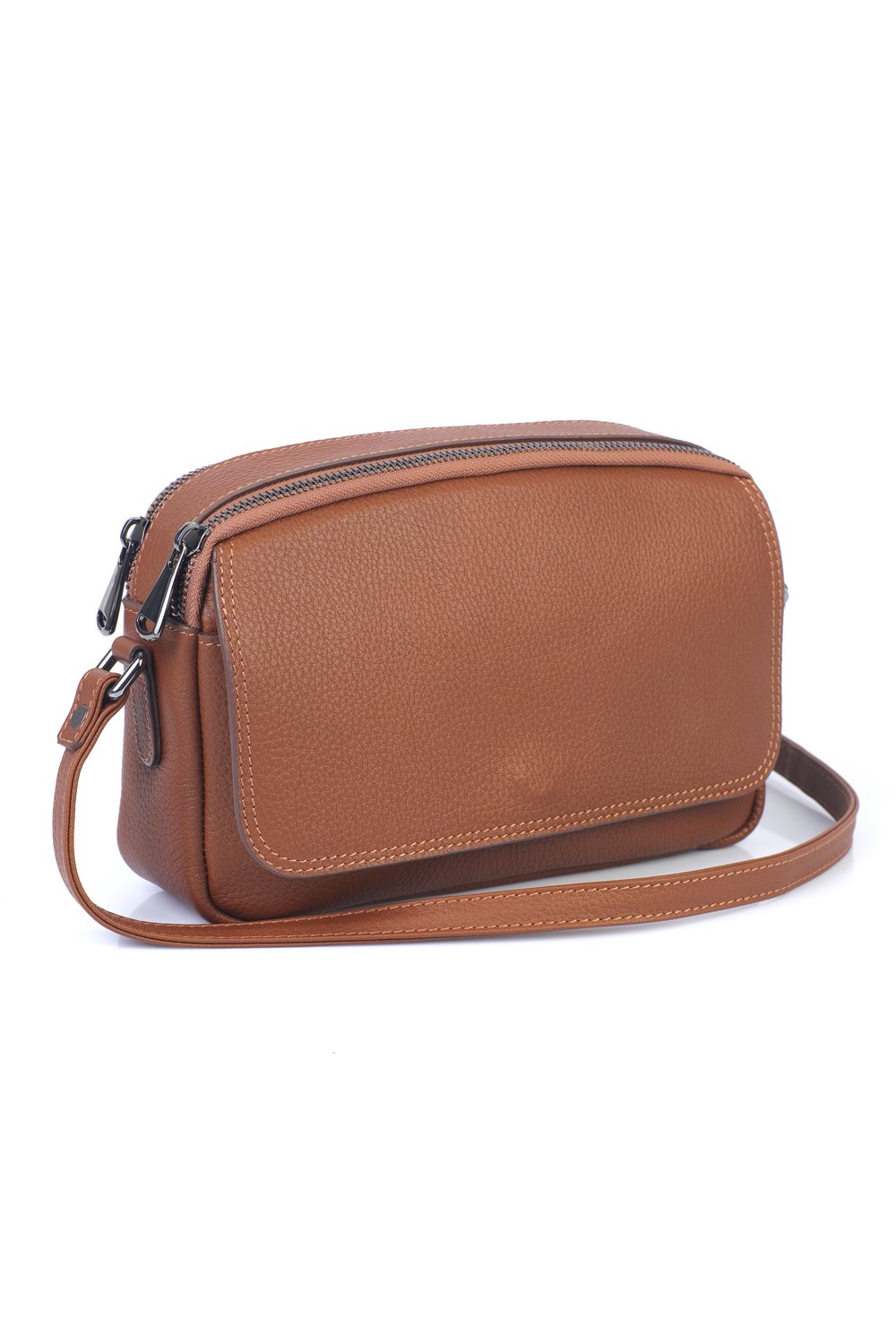 Hakiki Deri Kadın Çapraz Omuz Çantası YC012078DRL