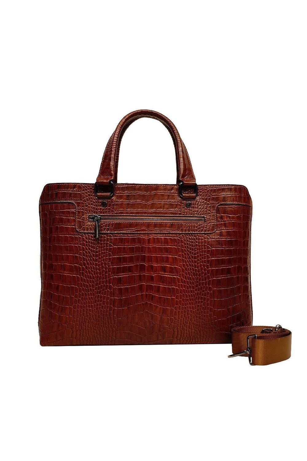 Hakiki Deri Unisex Laptop & Evrak Çantası GN071950DKR