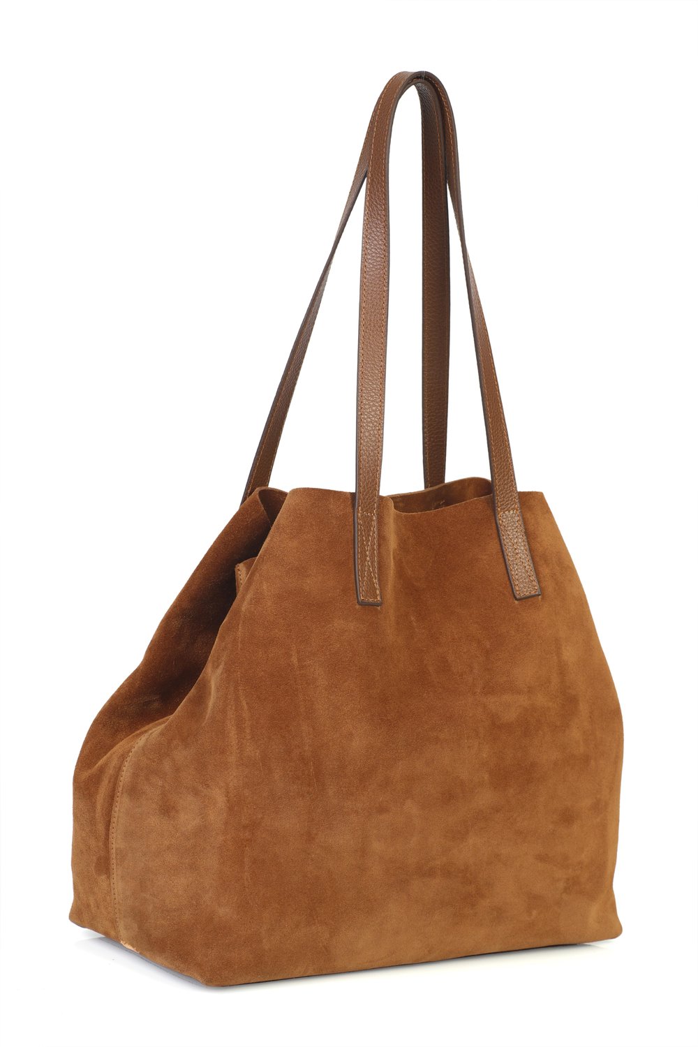 Hakiki Süet Deri Kadın Omuz/Çapraz Çantası YC012089HSD