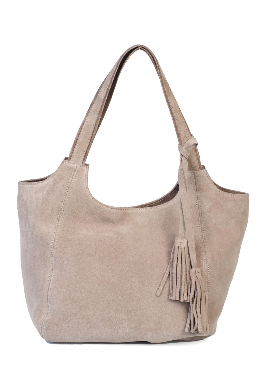 HakikiSüet Deri Kadın Omuz Çantası YC012079HSD