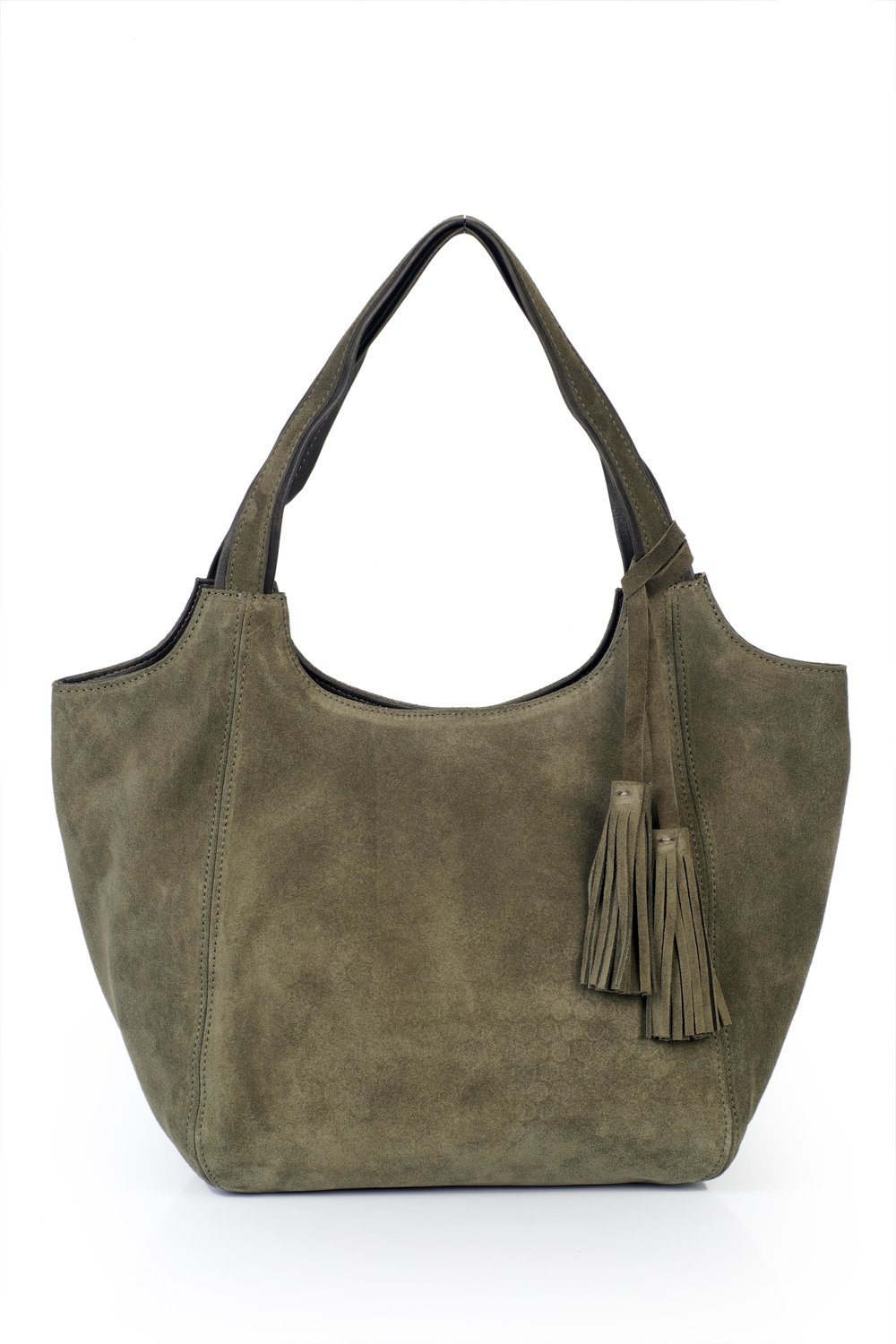 HakikiSüet Deri Kadın Omuz Çantası YC012079HSD