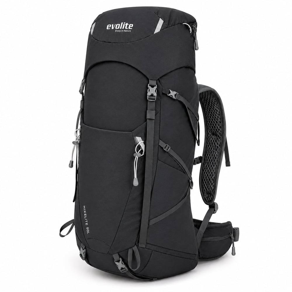 Evolite HikeLite 50L Sırt Çantası - Siyah