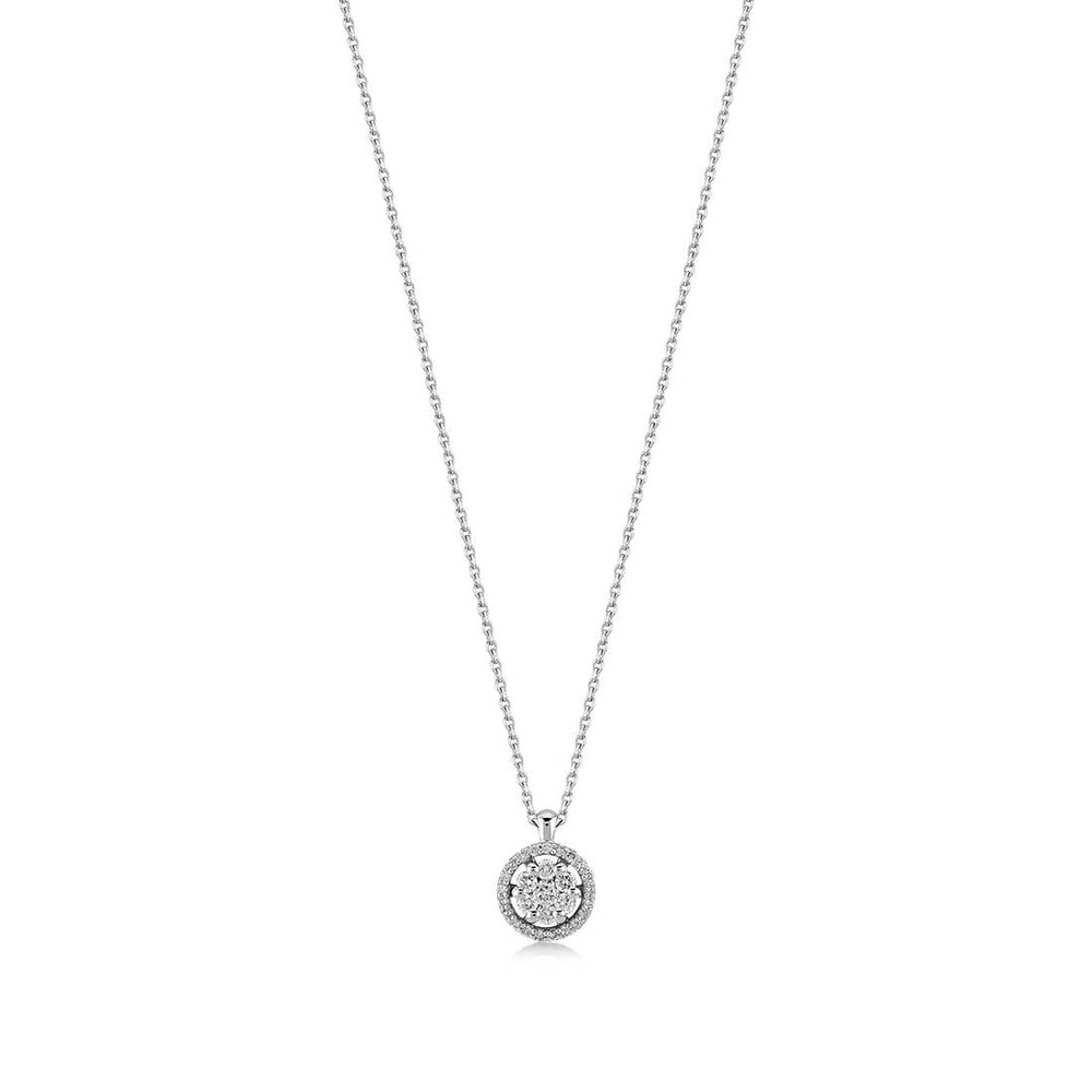 0.31 Karat Fleur Kolye