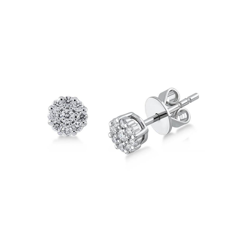 0.23 Karat Fleur Küpe