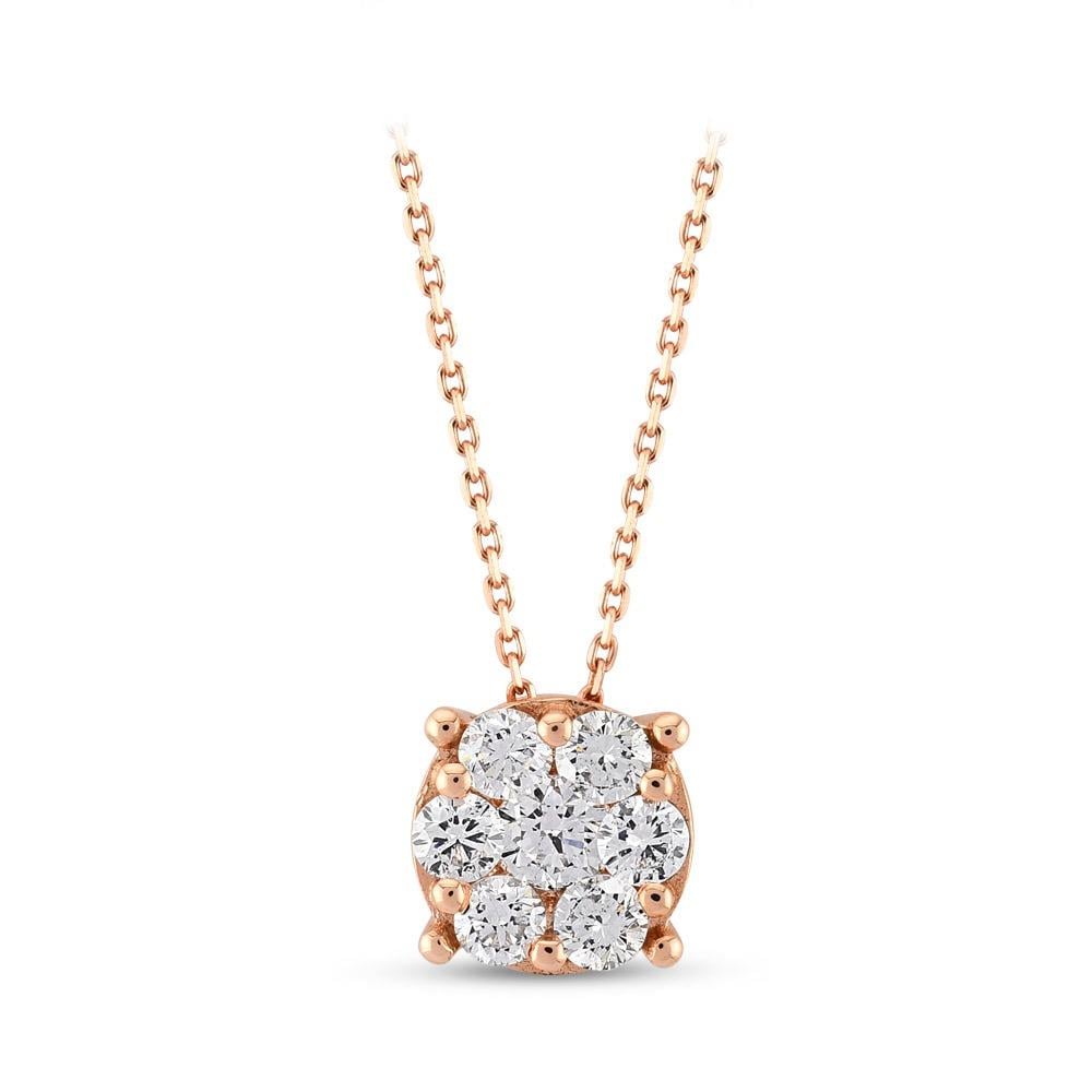0.30 Karat Fleur Kolye
