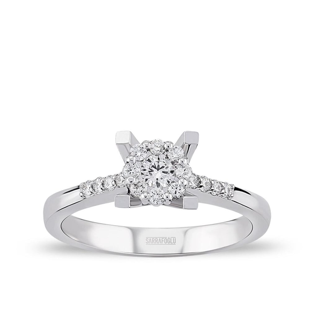 0.22 Karat Fleur Pırlanta Yüzük