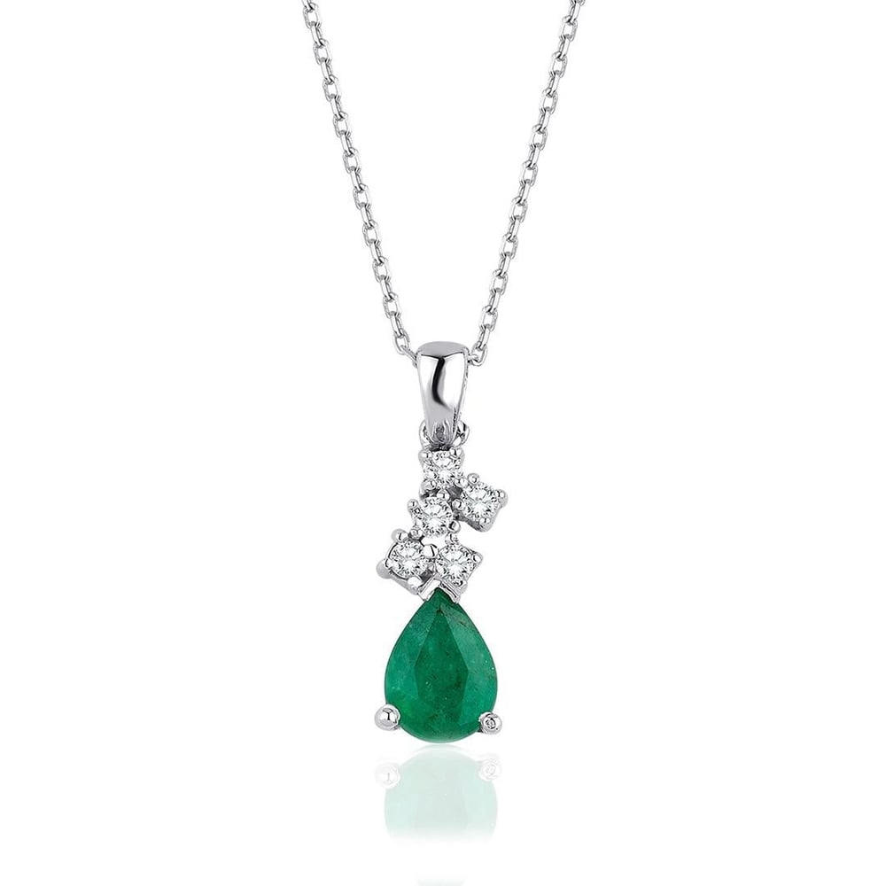 0.65 Karat Renkli Taşlı Kolye