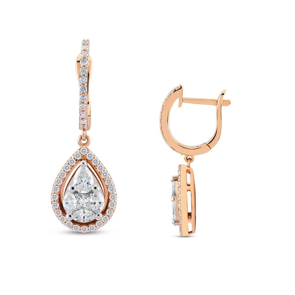 1.25 Karat Royal Tasarım Küpe