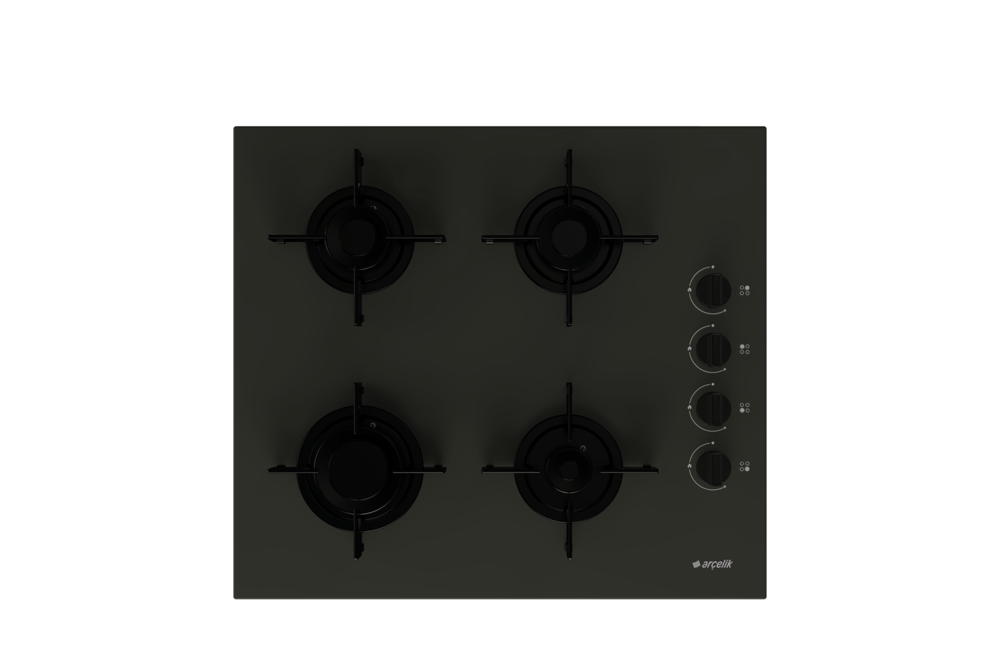 ARÇELİK OCD T 601-1 EG Gazlı Cam Tablalı Ocak