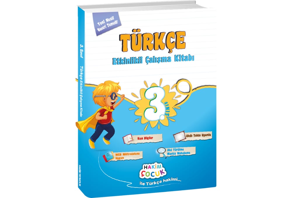 3. Sınıf Türkçe Etkinlikli Çalışma Kitabı