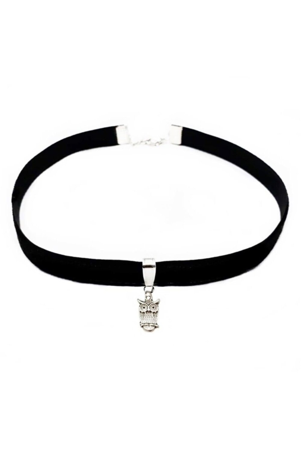 Baykuş Choker Tasma Kolye