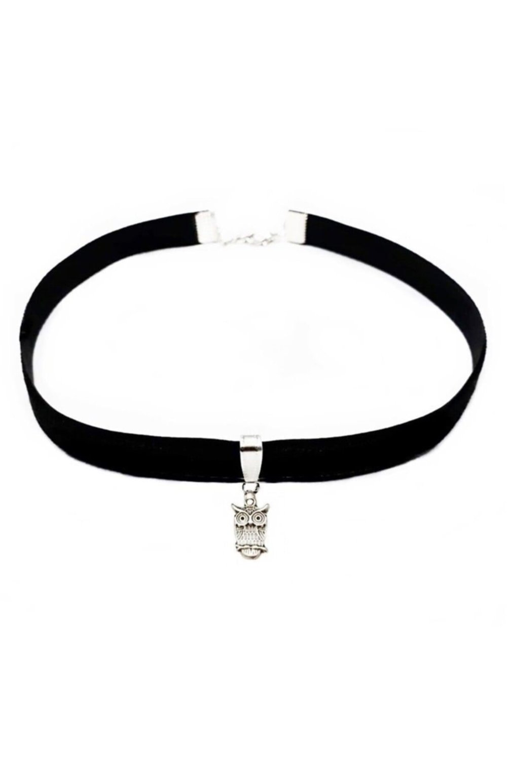 Baykuş Choker Tasma Kolye