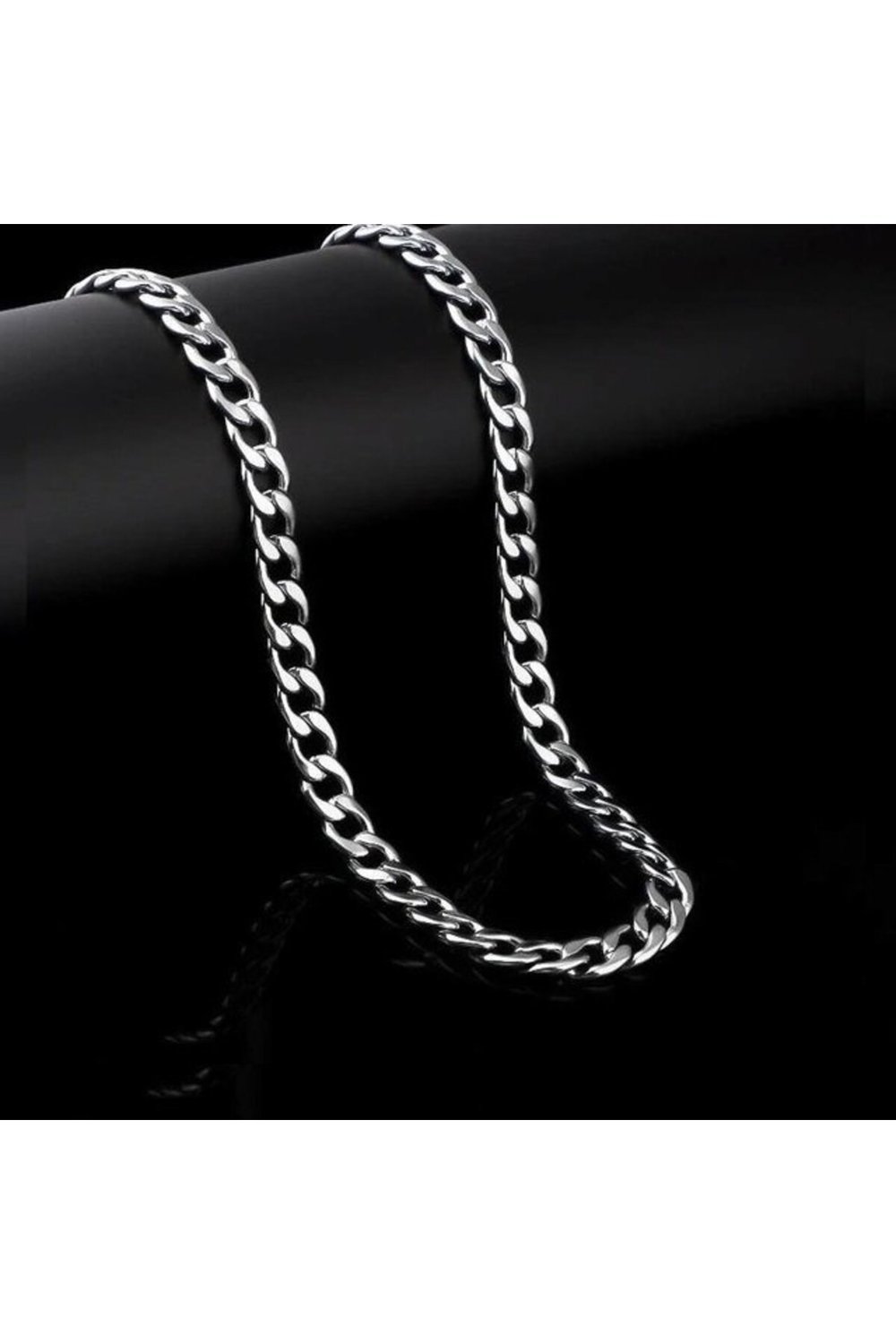 Erkek Çelik Zincir Kolye 4mm 60cm